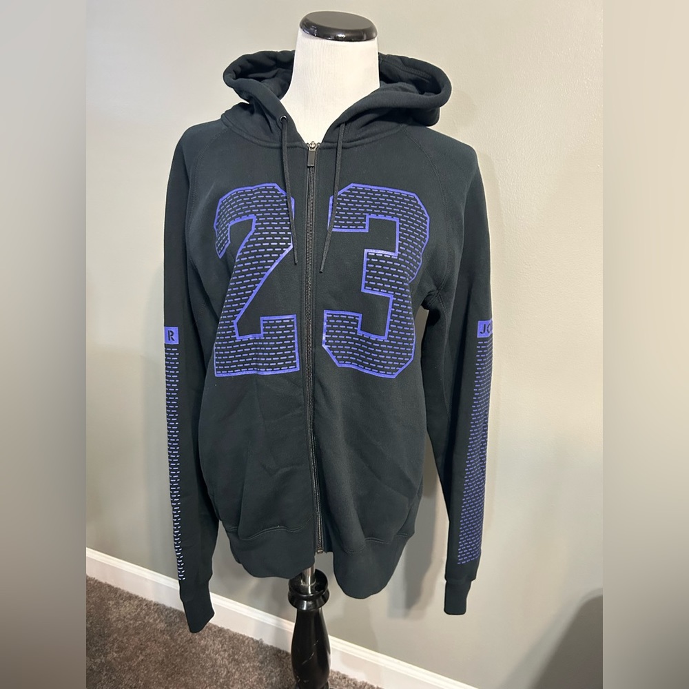 Vintage air flat flash Jordan #23 front zip hoodie, men’s medium